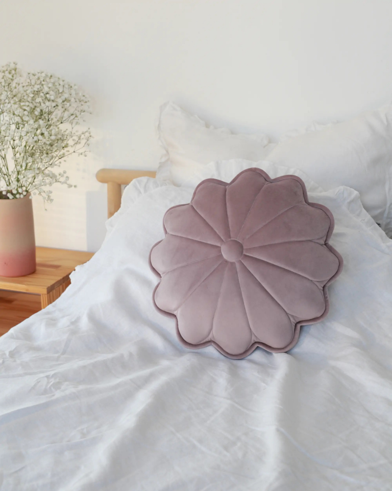 Perna Floare Margareta Catifea Babyly | Lila 45 cm - imagine 7
