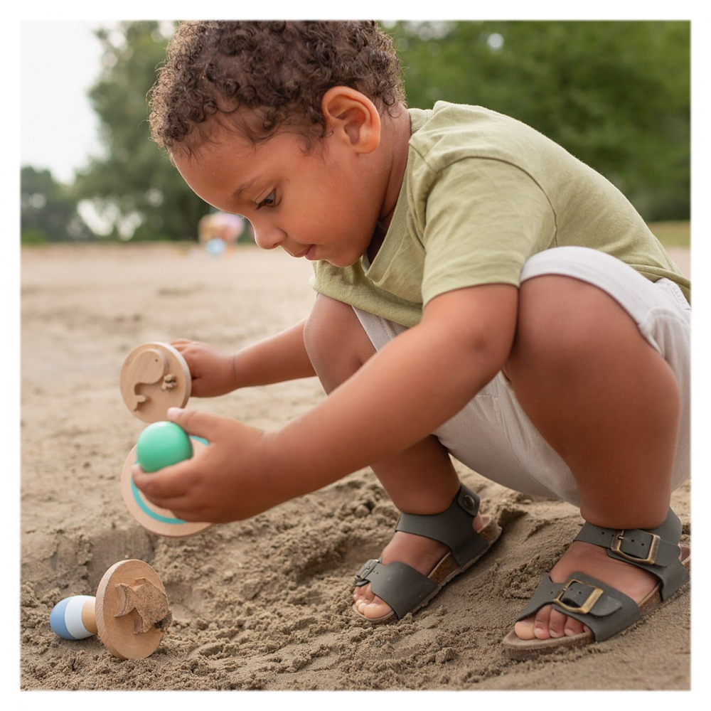 Stampile Nisip Bs Toys | Jucării Creative Lemn