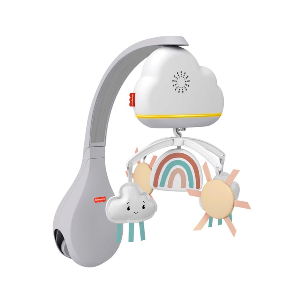 Carusel Fisher-Price Curcubeu 2 în 1 cu lumină de veghe