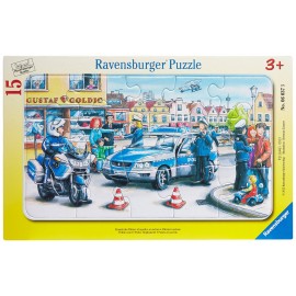 Puzzle Politie 15 piese Ravensburger