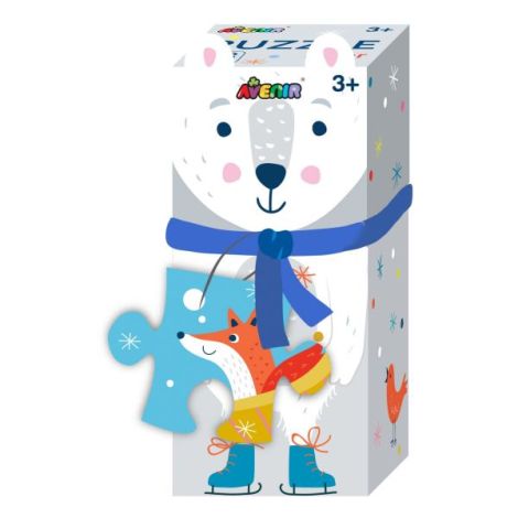 Avenir Puzzle Polar 28 Piese - Educativ 3+ Ani