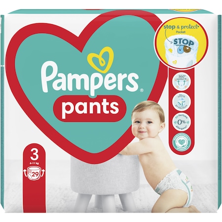 Scutece Chilotel Pampers Pants 3 (6-11kg), 29 buc - imagine 4