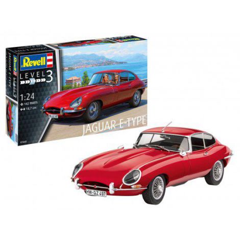 Revell Jaguar E-Type Coupé - Machetă Auto Detaliată