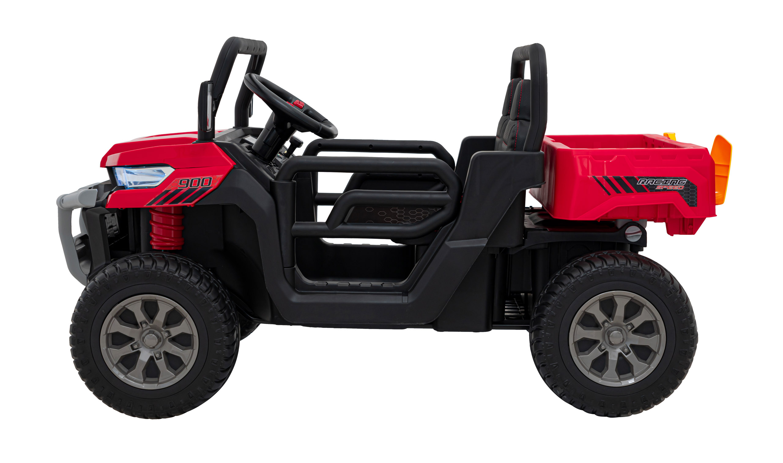 Masinuta Electrica Pick Up 4x4 Rosu - Autokids - imagine 2