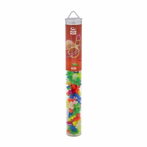 Plus-Plus 100 Piese Neon Mix | Jucarie Constructie STEM