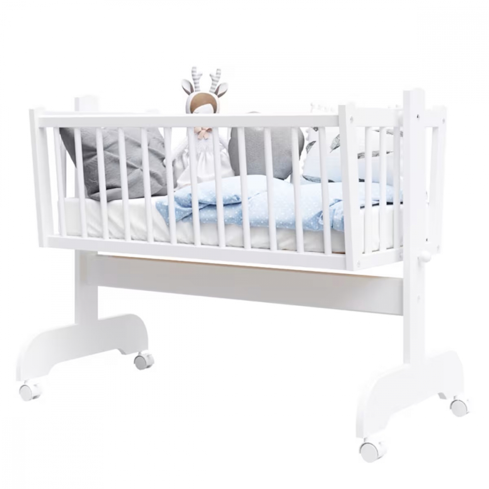 Pătuț Cristine E-kids cu Balansare Lemn Masiv
