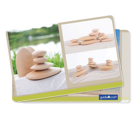 Joc Stivuit River Stones cu Carduri Guidecraft - imagine 5