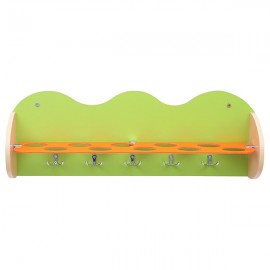 Cuier baie copii Moje Bambino, verde, cu nor - imagine 2