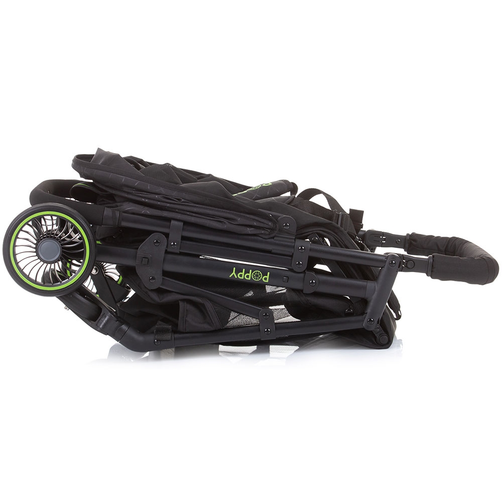 Carucior Sport Chipolino Poppy Ebony, Pana la 22kg - imagine 3