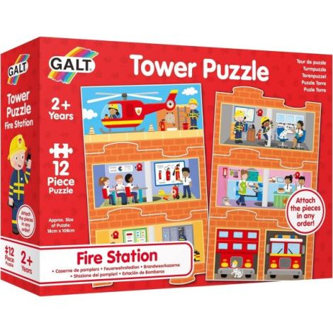 Puzzle Vertical Galt Stația Pompieri - 2+ - imagine 2