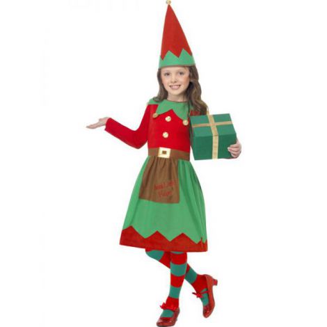 Costum Elfita Fetita Smiffys pentru Carnaval