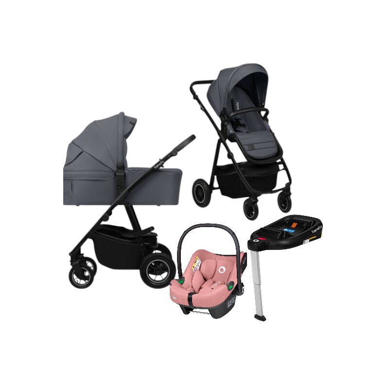 Carucior 4 in 1 Lionelo Amber Plus - Premium