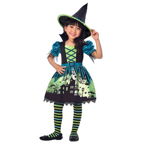 Costum Vrajitoare Amscan Halloween 4-6 Ani