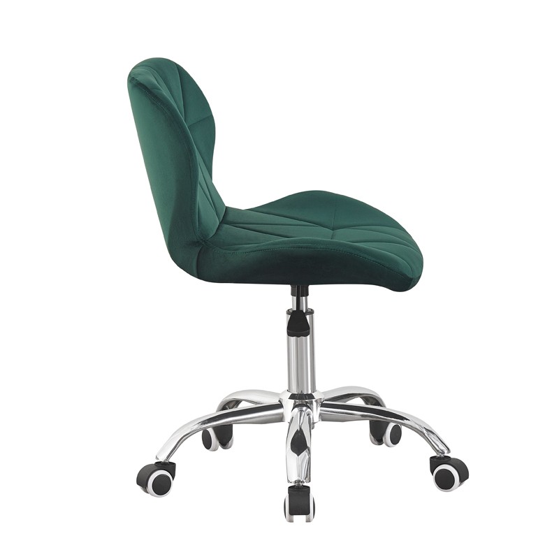 Scaun Birou Procart Velvet Verde Reglabil - imagine 2