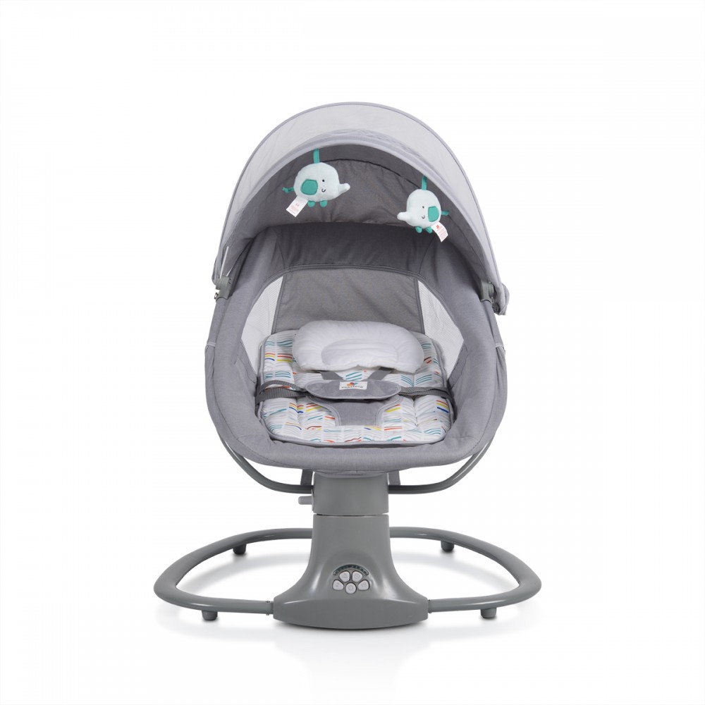 Leagan Electric Cangaroo Axel Grey, cu Telecomanda - imagine 2