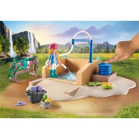 Playmobil Spălătorie Isabella & Calul - Joc Creativ - imagine 2
