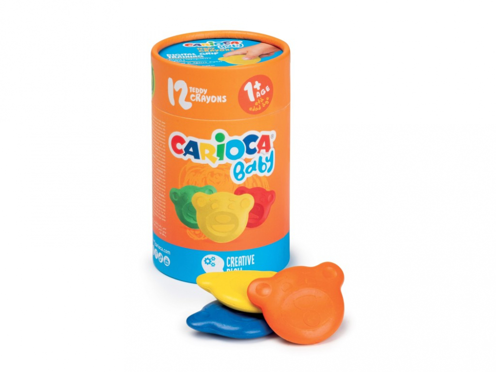 Set Colorat Ursuleti Carioca, 12 Figurine, +12 luni