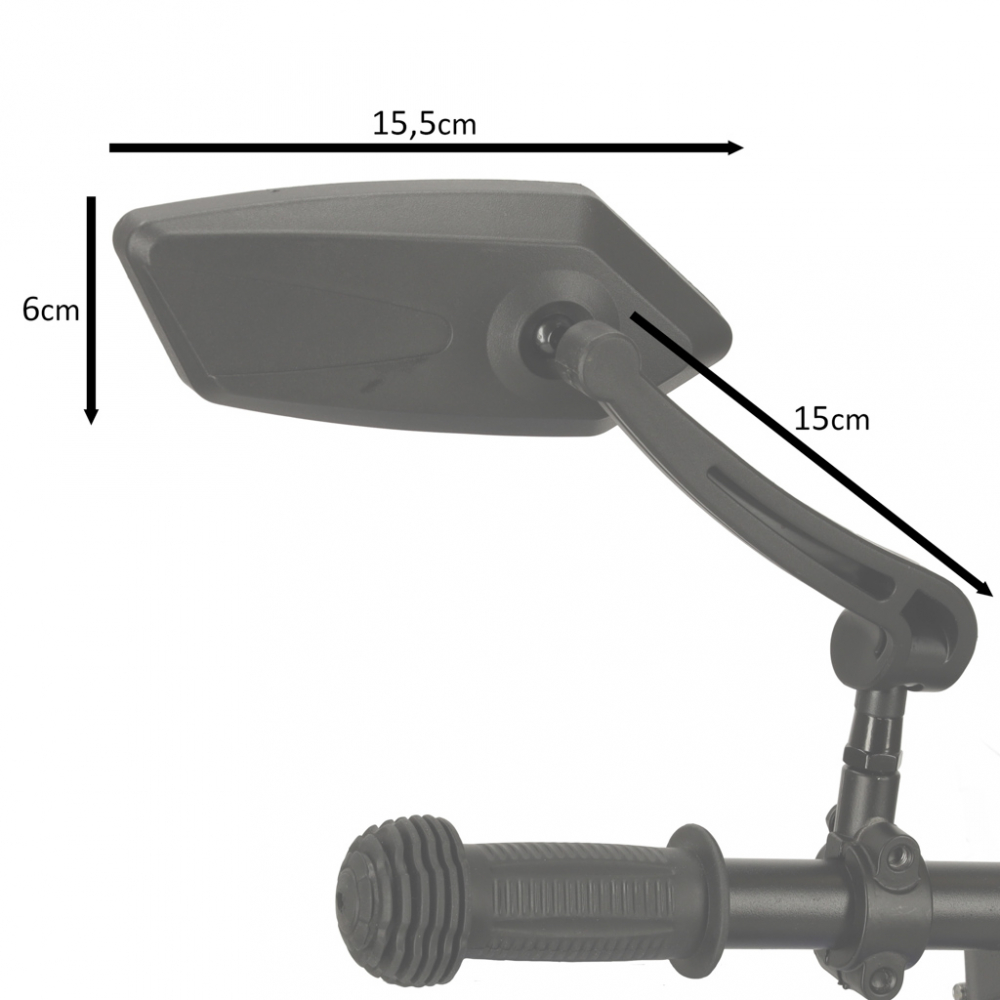 Set 2 oglinzi Ikonka 360° pentru bicicletă - imagine 6