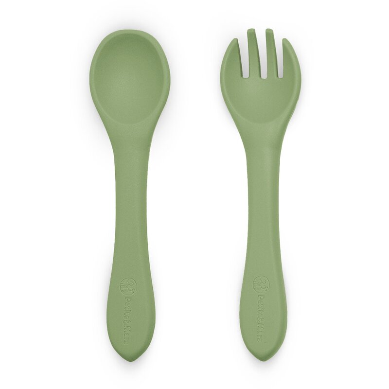Set Tacâmuri Silicone Petite&Mars - Sigur pentru Bebeluși