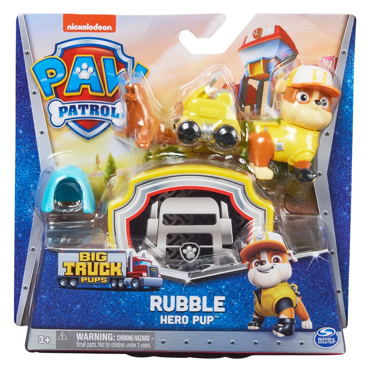 Set Figurina Paw Patrol Rubble Hero Pup