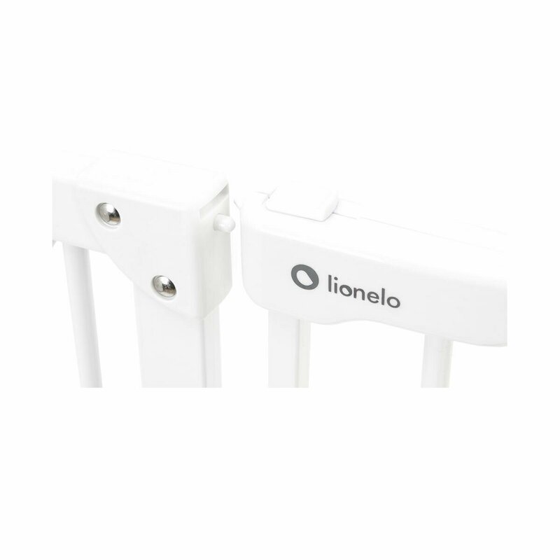 Poarta Siguranta Truus Slim LED Lionelo, 105 cm, Alb - imagine 5