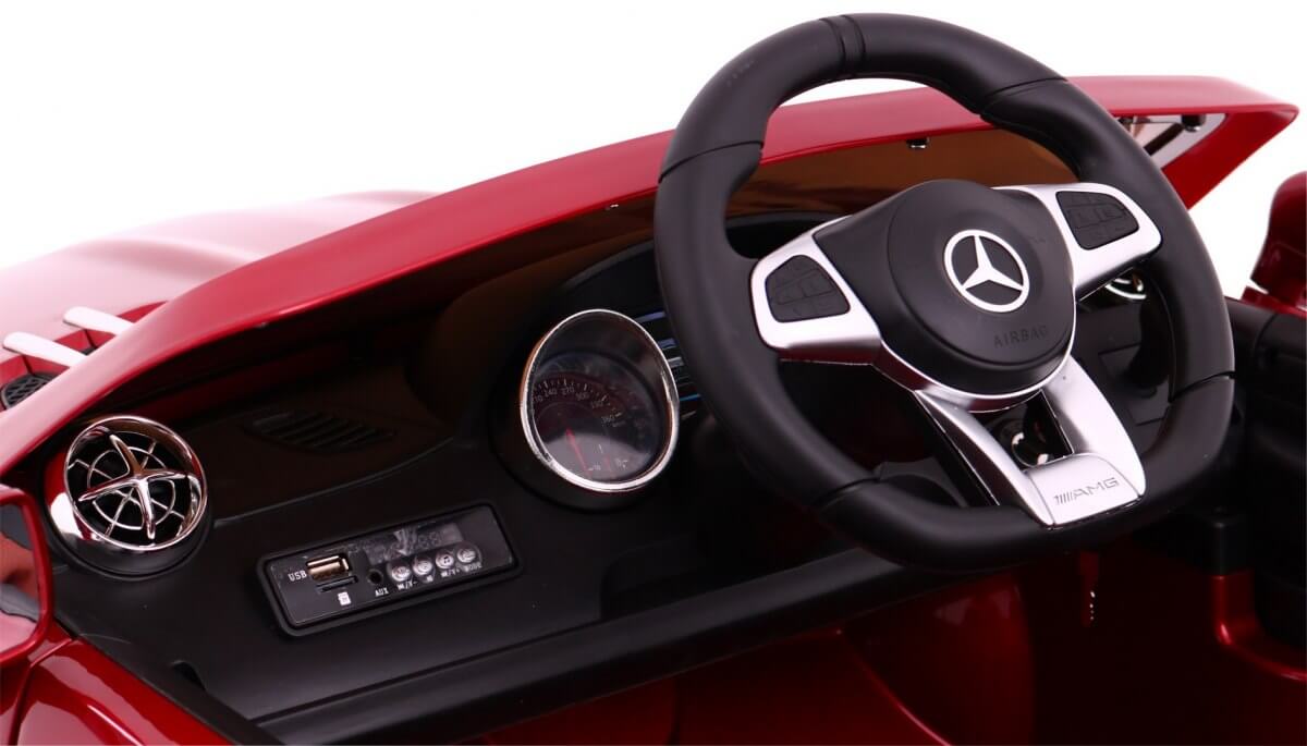 Masinuta Electrica Mercedes SL65 Visiniu - imagine 7