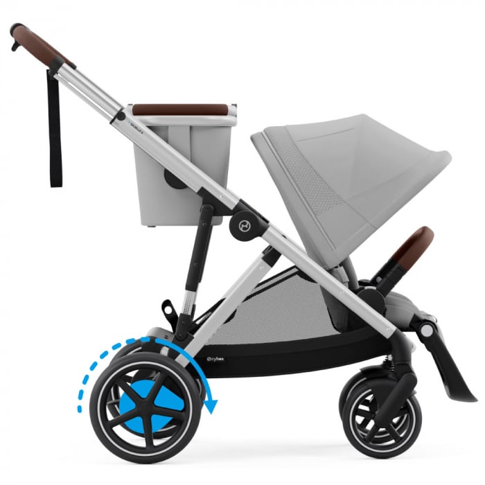 Cybex e-Gazelle S Stone Grey | Carucior Electronic 3 in 1