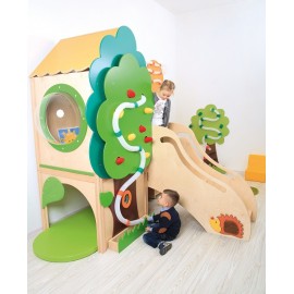 Casuta din copac Moje Bambino - Joaca Senzoriala - imagine 11