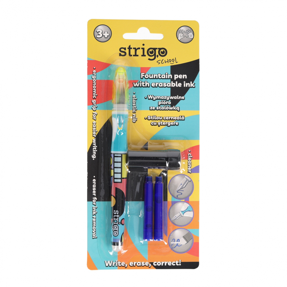 Stilou Strigo Erasable Pop Art + Rezerve