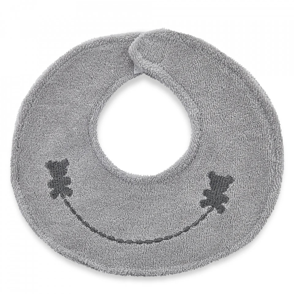 Baveta BabyJem Teddy Gri | Protecție la Masă - imagine 6
