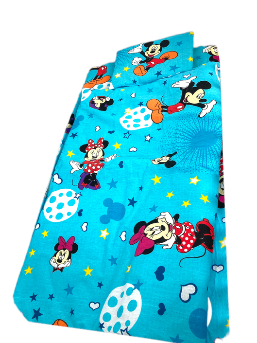 Lenjerie Pat 3 Piese Croitoria Noastra Mickey Turquise