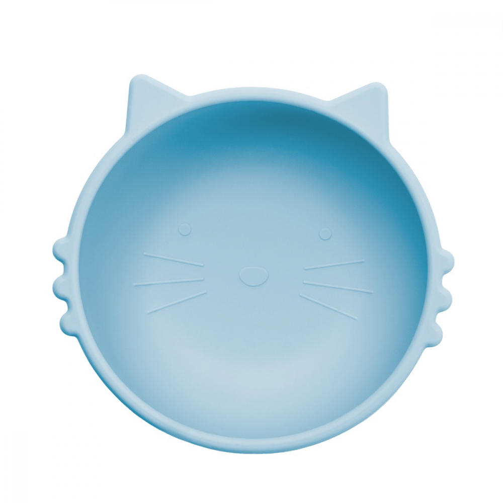Bol Silicon AppeKids Kitty Aqua Blue - imagine 6