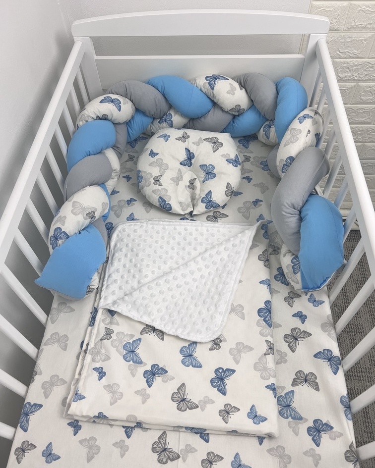 Lenjerie Pat Bebe 120x60 Deseda cu Aparatoare