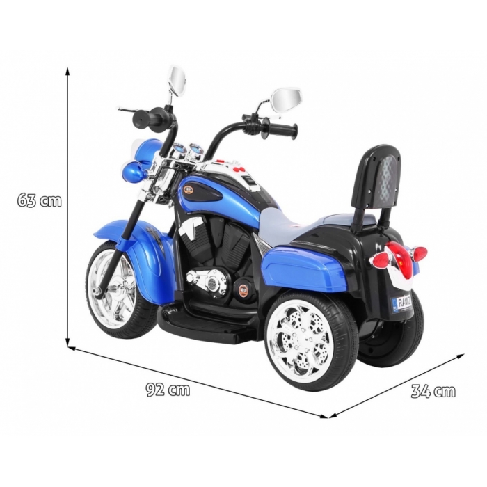 Ramiz Motocicleta electrica copii cu lumini si audio - imagine 3