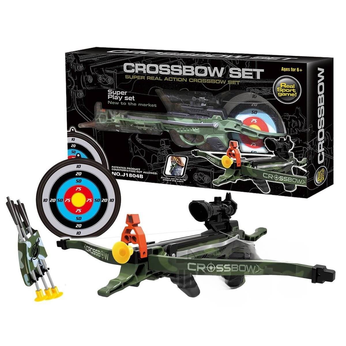 Set Arbaleta King Sport cu Laser si 3 Sageti