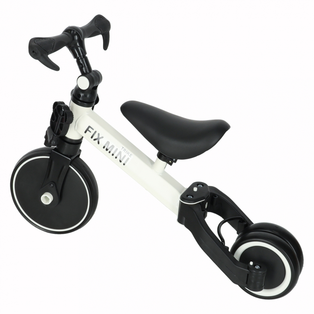 Tricicleta Ikonka 3in1 Trike Fix White, Alba - imagine 8