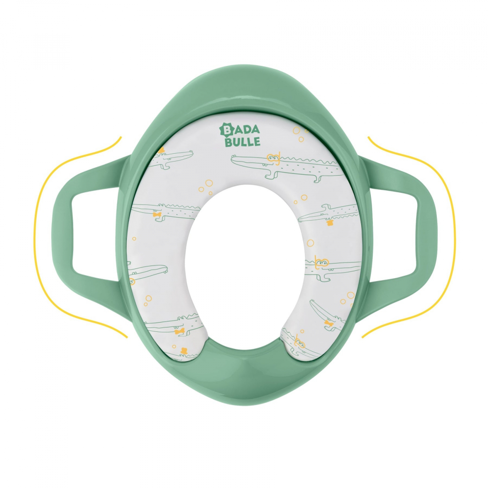 Reductor WC Badabulle Verde cu Manere - imagine 3