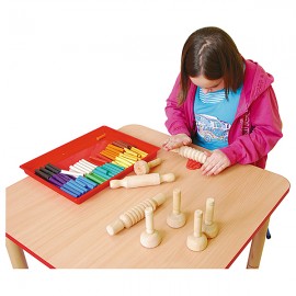 Set Plastilina Moje Bambino, 2.8 kg, 12 Culori - imagine 3