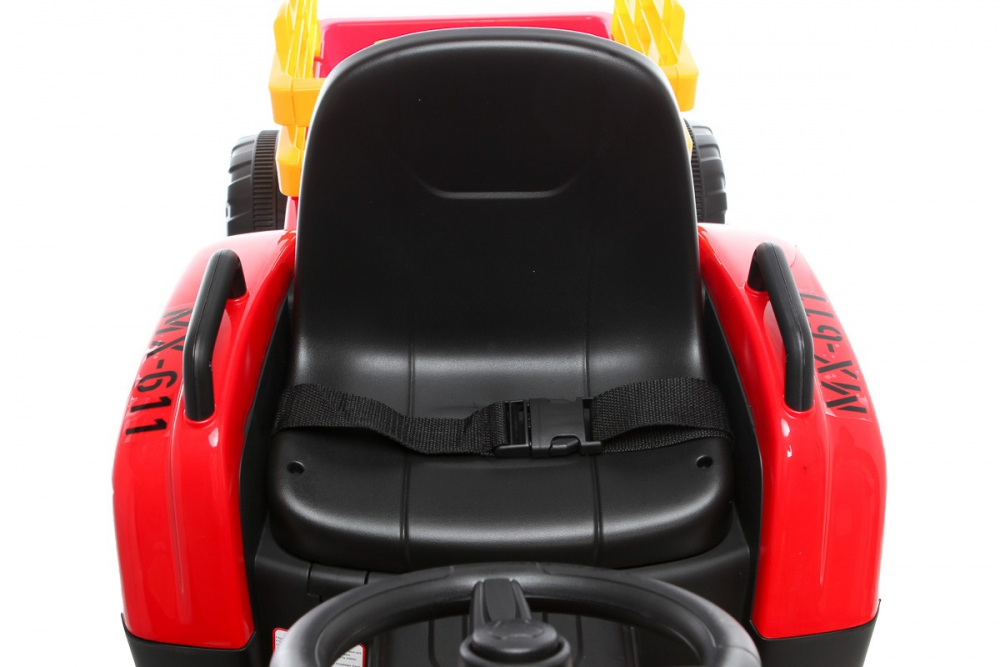 Tractor Electric Nichiduta 12V cu Remorca Red - imagine 6