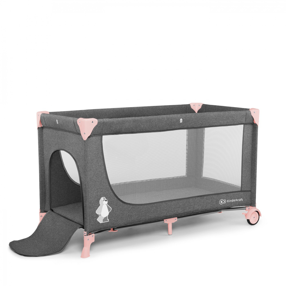Patut Călătorie Kinderkraft Joy Pink - Portabil - imagine 4