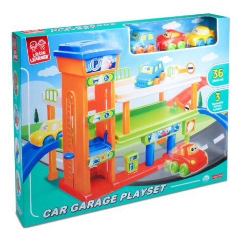 Primul meu garaj Little learner | Jucarie Educativa