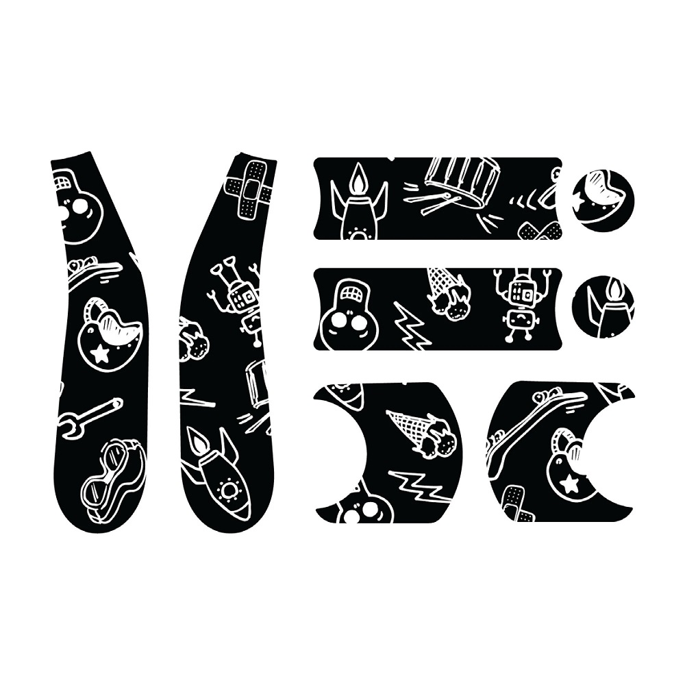 Set Stickere Doona Liki Trike BW Cool Sketch - imagine 2