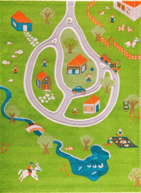 Covor 3D Ferma Ivi Carpets - Joacă Educativă - imagine 5