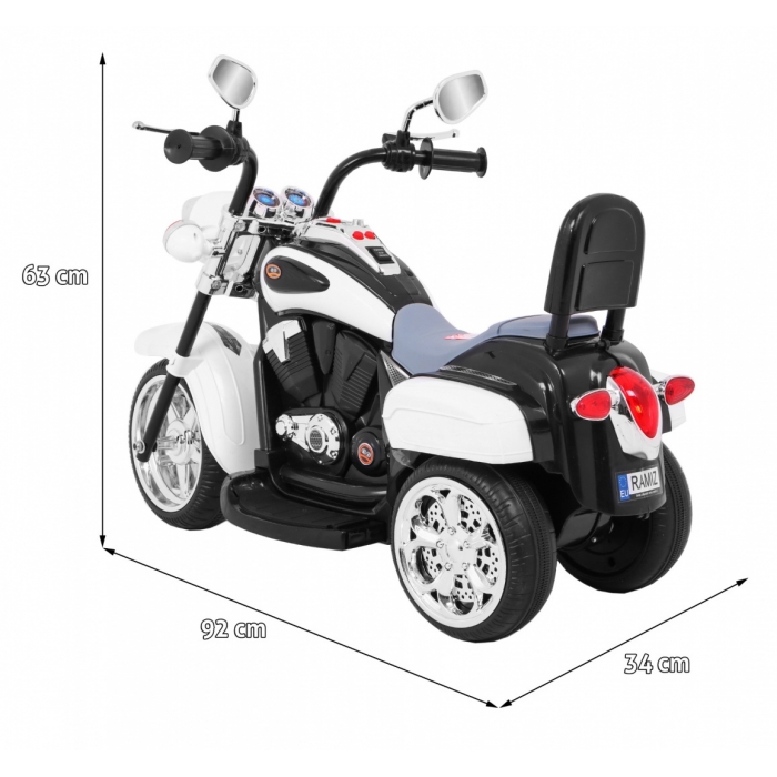Chopper NightBike Ramiz - Motocicleta Electrică Copii - imagine 3