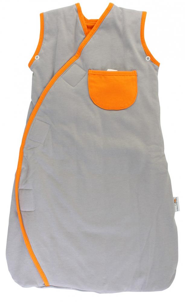 Sac Dormit Bebe 2-în-1 Slumbersac Grey Orange, 0-3 luni - imagine 4