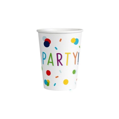 Farfurii Aniversare Confetti Amscan | Petrecere Perfectă - imagine 3