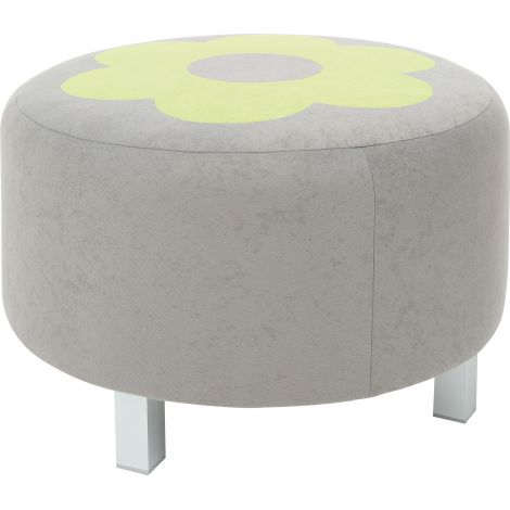 Puf Rotund Premium Moje Bambino Gri-Lime