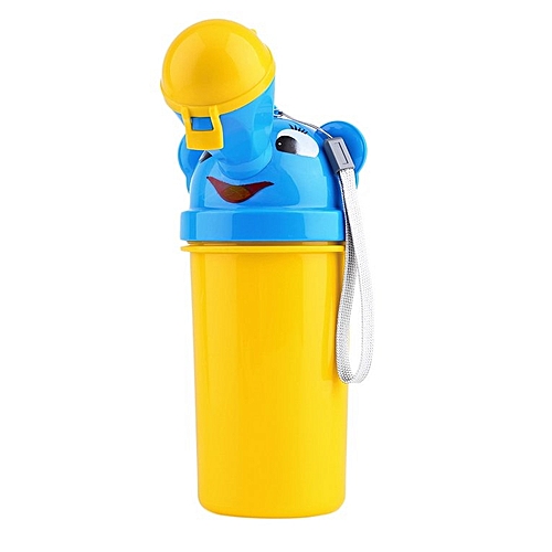 Pisoar Little Mom Trainer Portabil, Galben - imagine 8