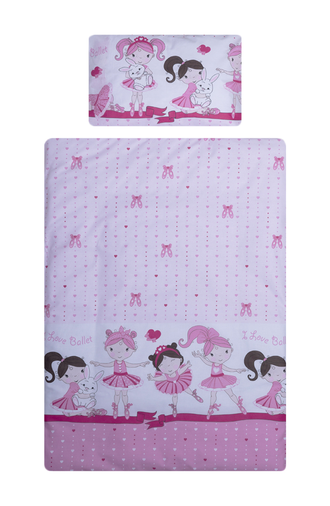 Bebe Royal Lenjerie Patut Balerina Roz 4 Piese