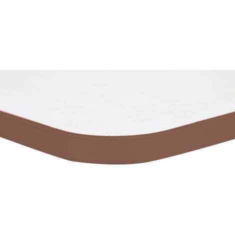 Blat Masa Quadro Alb 127cm Moje Bambino